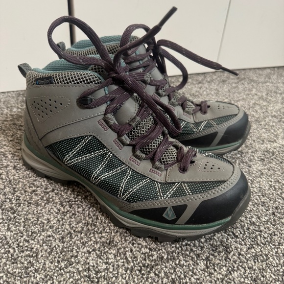 Vasque Women's Monolith Ultra Dry Waterproof Hiking Boots Green Purple Size 8M - Picture 1 of 9